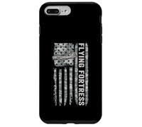 Custodia per iPhone 7 Plus/8 Plus Fortezza volante bandiera americana WW2 Camo B17