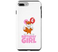 Custodia per iPhone 7 Plus/8 Plus Fox Lover Themed Party 4 Year Old Girls