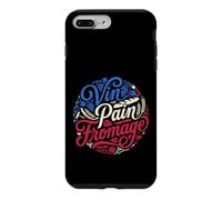 Custodia per iPhone 7 Plus/8 Plus Francese Vin Pain Fromage Bastille Day Cultura