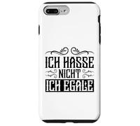 Custodia per iPhone 7 Plus/8 Plus Frase Tedesca Divertente Ich Hasse Nicht Egale