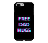 Custodia per iPhone 7 Plus/8 Plus Free Dad Hugs Pride Proud Ally LGBT Rainbow Flag Support