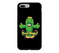 Custodia per iPhone 7 Plus/8 Plus Free Hugs - Scritta "Cactus Abbraccio"
