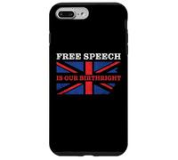 Custodia per iPhone 7 Plus/8 Plus Free Speech is Our Birthright - Anti-Woke Conservative Quote