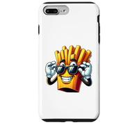 Custodia per iPhone 7 Plus/8 Plus Fresco cartone animato patatine fritte con occhiali