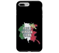 Custodia per iPhone 7 Plus/8 Plus Friuli Venezia Giulia Italia Retro Regione Mappa Vintage