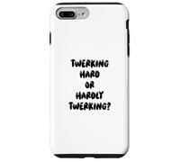 Custodia per iPhone 7 Plus/8 Plus Fun Twerking Hard or Hardly Twerking? Silly Dance Joke
