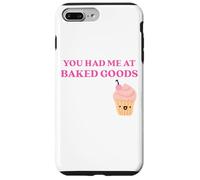 Custodia per iPhone 7 Plus/8 Plus Fun You Had Me at Baked Goods Cupcake Dessert