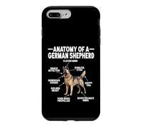 Custodia per iPhone 7 Plus/8 Plus Funny Anatomy Pastore Tedesco Amanti Pastore Tedesco Cane Pastore
