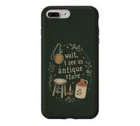 Custodia per iPhone 7 Plus/8 Plus Funny Antique Store Shopper vintage dell'usato