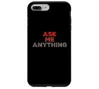 Custodia per iPhone 7 Plus/8 Plus Funny Ask Me Anything Sarcastico Knowledgeable Teacher Citazioni