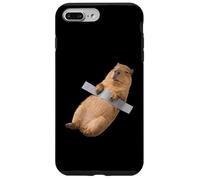 Custodia per iPhone 7 Plus/8 Plus Funny Baby Capybara Duct Tape Meme Cute Pup Rodent Humor Art