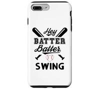 Custodia per iPhone 7 Plus/8 Plus Funny Baseball Batter Batter Swing Hey Game Day Baseball Mom