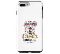 Custodia per iPhone 7 Plus/8 Plus Funny Baseball Mom Baseball Mama Baseball Graphic Game Gifts