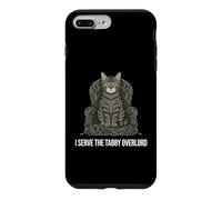 Custodia per iPhone 7 Plus/8 Plus Funny Cat Owner I Serve The Tabby Overlord