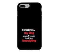 Custodia per iPhone 7 Plus/8 Plus Funny Dog Agility - quando il mio cane va fuori corso, freestyling