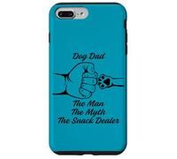 Custodia per iPhone 7 Plus/8 Plus Funny Dog Dad The Man Myth Snack Dealer