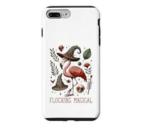 Custodia per iPhone 7 Plus/8 Plus Funny Flamingo Pun Flocking Magical Pagan Wiccan Witch