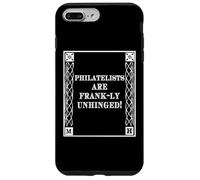 Custodia per iPhone 7 Plus/8 Plus Funny Frank-ly Unhinged Pun Stamp Collecting Collector