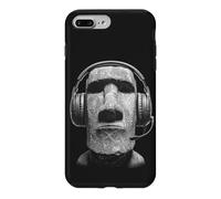 Custodia per iPhone 7 Plus/8 Plus Funny Gamer Y2K Isola di Pasqua Moai Testa Statua