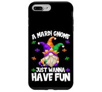 Custodia per iPhone 7 Plus/8 Plus Funny Gnome For Men Women Who Just Wanna Have Fun Mardi Gras