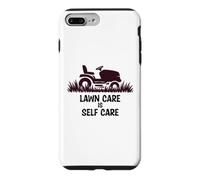 Custodia per iPhone 7 Plus/8 Plus Funny Lawn Care is Self Care Lawnmower Humor