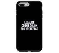 Custodia per iPhone 7 Plus/8 Plus Funny Legalize Cookie Dough For Breakfast Snacky Snack Meme