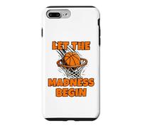 Custodia per iPhone 7 Plus/8 Plus Funny Let the Madness Begin Basketball Bracket Players Lover