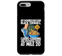 Custodia per iPhone 7 Plus/8 Plus Funny Marathon Runner Carbo Loading Mile 20 Joke