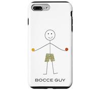 Custodia per iPhone 7 Plus/8 Plus Funny Men Bocce Ball, Boy Bocci Gifts