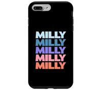 Custodia per iPhone 7 Plus/8 Plus Funny Modern Repeated Text Design Milly