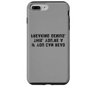 Custodia per iPhone 7 Plus/8 Plus Funny Optical Illusion Genius Design