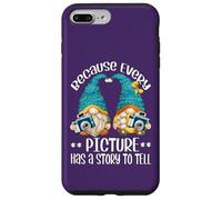 Custodia per iPhone 7 Plus/8 Plus Funny Photography Gnome For Photographers Cute Camera Gnomie
