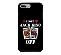 Custodia per iPhone 7 Plus/8 Plus Funny Poker - I Love Jack King Off - Poker Player Tournament