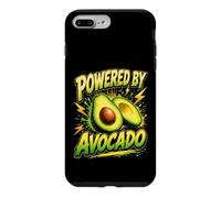 Custodia per iPhone 7 Plus/8 Plus Funny Powered By Avocado Saying Humor Joke Gag