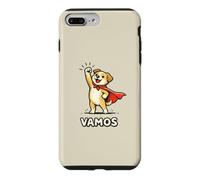 Custodia per iPhone 7 Plus/8 Plus Funny Puppy Vamos Carino Cartoon Guerriero Cane Pugno Bump Meme