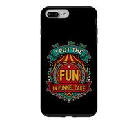 Custodia per iPhone 7 Plus/8 Plus Funny Put The Fun Funnel Cake con scritta sarcastica