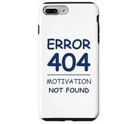 Custodia per iPhone 7 Plus/8 Plus Funny Quote Sarcasm Motivation Not Found Error 404