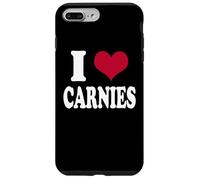 Custodia per iPhone 7 Plus/8 Plus Funny Retro Vintage I Love Parlyaree Canti I Heart Carnies