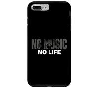 Custodia per iPhone 7 Plus/8 Plus Funny Rock Heavy Metal Chitarra Batteria Musica No Life Gift