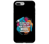 Custodia per iPhone 7 Plus/8 Plus Funny Rug Tufting Gun New Zealand Wool Addiction