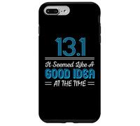 Custodia per iPhone 7 Plus/8 Plus Funny Running 13.1 Miles Half Marathon