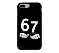 Custodia per iPhone 7 Plus/8 Plus Funny Six Seven 6 7 Meme Gen Alpha Slang 6 7 Hands