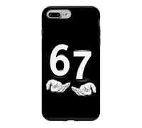 Custodia per iPhone 7 Plus/8 Plus Funny Six Seven 6 7 Meme Gen Alpha Slang 6 7 Hands