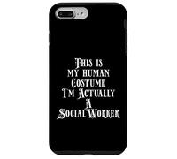 Custodia per iPhone 7 Plus/8 Plus Funny Social Worker Salary Jobs Costume For Social Working