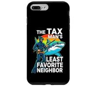 Custodia per iPhone 7 Plus/8 Plus Funny Spearfishing The Tax Man Shark Diver