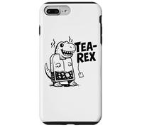 Custodia per iPhone 7 Plus/8 Plus Funny Tea Sarcastic Dinosaurs Tea - Dino T-Rex-Dino Tea