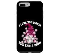 Custodia per iPhone 7 Plus/8 Plus Funny Valentines Gnome I Love You More The End I Win