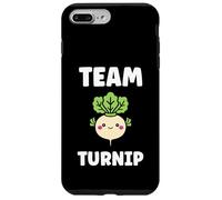 Custodia per iPhone 7 Plus/8 Plus Funny vegetable Turnips food minimalist simple team Turnip