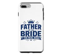 Custodia per iPhone 7 Plus/8 Plus Funny Wedding Family Father Of The Bride The Real Boss