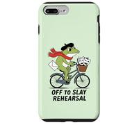Custodia per iPhone 7 Plus/8 Plus Fuori per uccidere prove divertente teatro rana su una bici